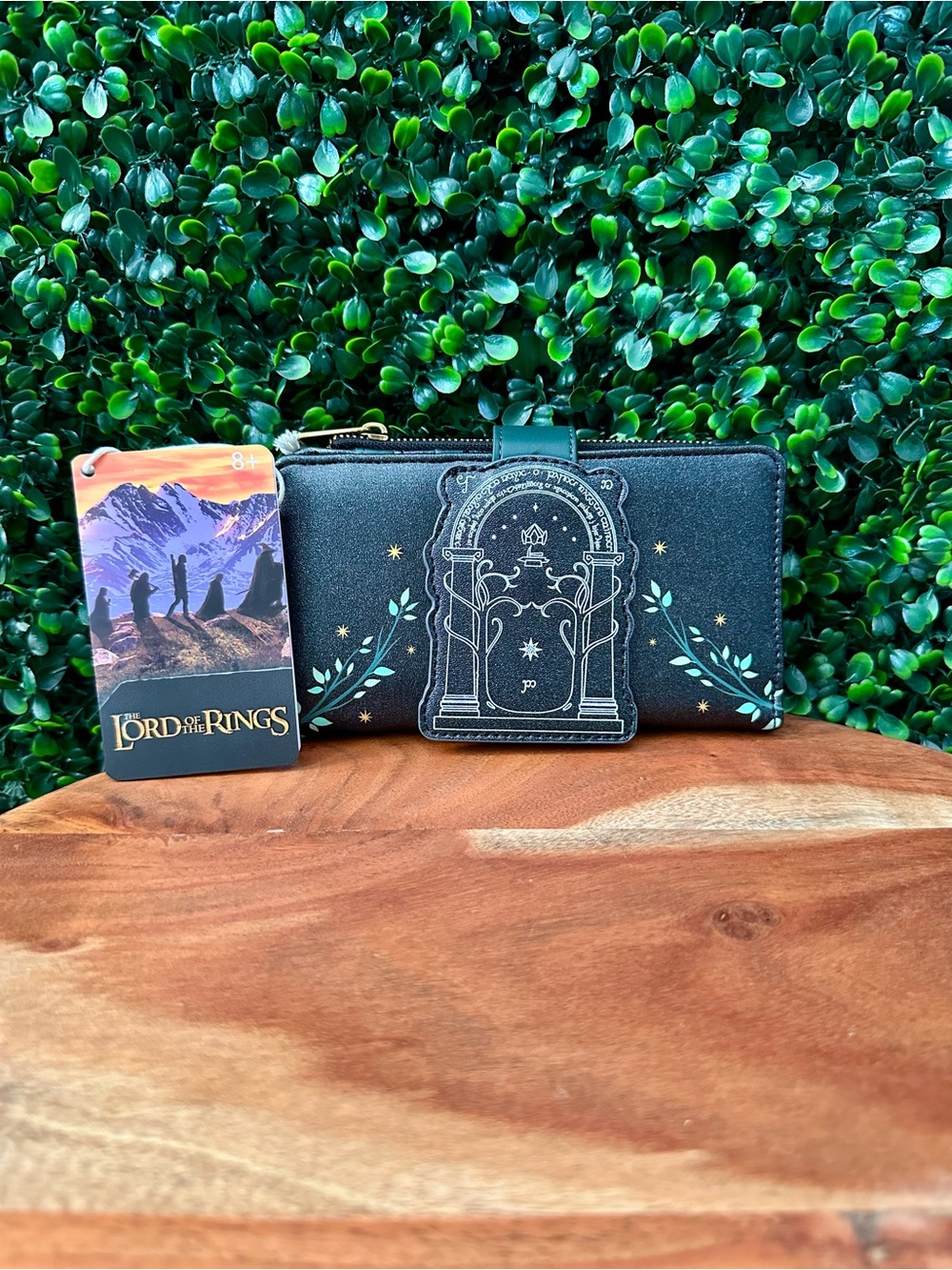 Loungefly The Lord of the Rings Doors of Durin Glow-in-the-Dark Zip Wallet